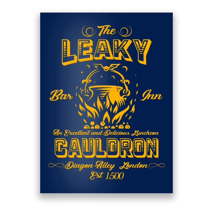 The Leaky Cauldron Bar Inn Poster