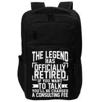 The Legend Has Officially Retired Impact Tech Backpack