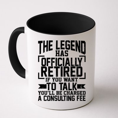 The Legend Has Officially Retired Mug