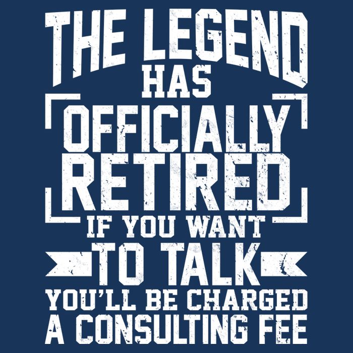 The Legend Has Officially Retired Cooling Performance Crew T-Shirt