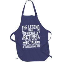 The Legend Has Officially Retired Apron
