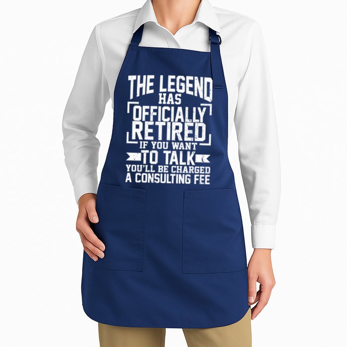 The Legend Has Officially Retired Apron