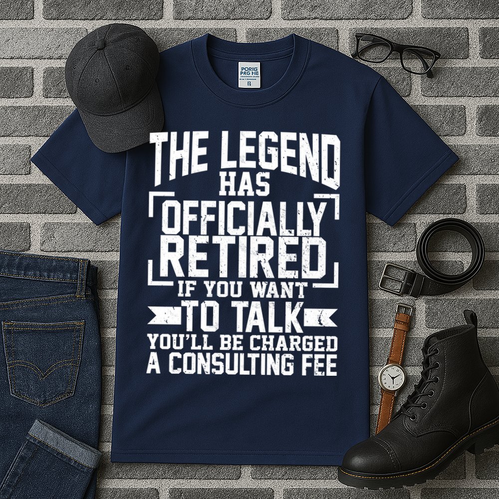 The Legend Has Officially Retired Tall T-Shirt