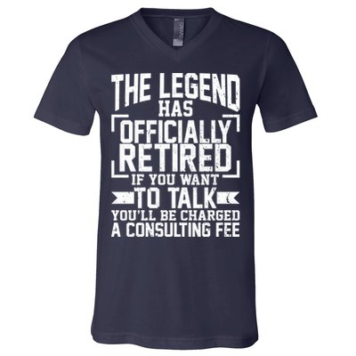 The Legend Has Officially Retired V-Neck T-Shirt
