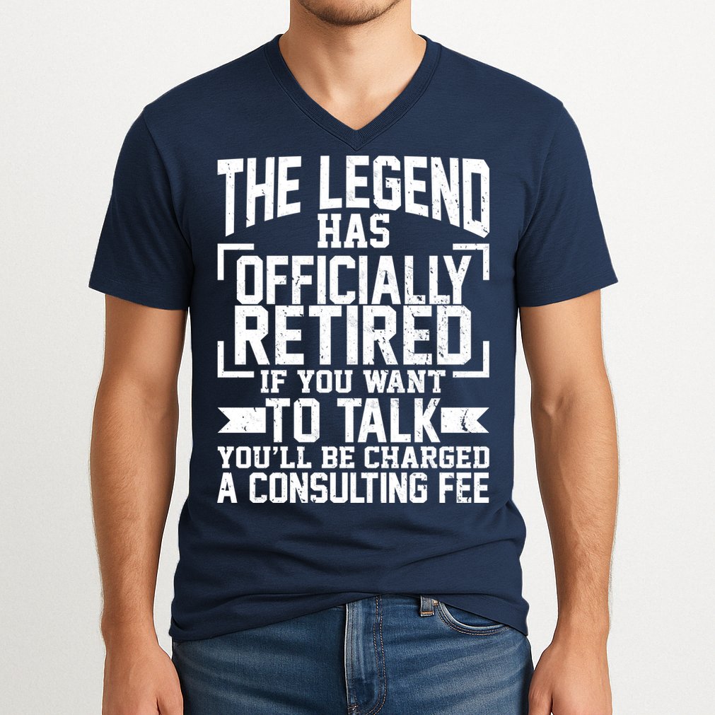 The Legend Has Officially Retired V-Neck T-Shirt
