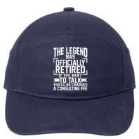 The Legend Has Officially Retired 7-Panel Snapback Hat