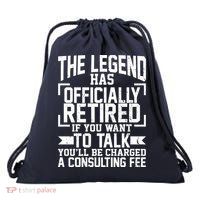 The Legend Has Officially Retired Drawstring Bag