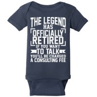 The Legend Has Officially Retired Baby Bodysuit