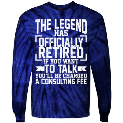 The Legend Has Officially Retired Tie-Dye Long Sleeve Shirt