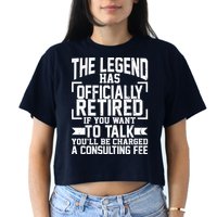 The Legend Has Officially Retired Crop Top