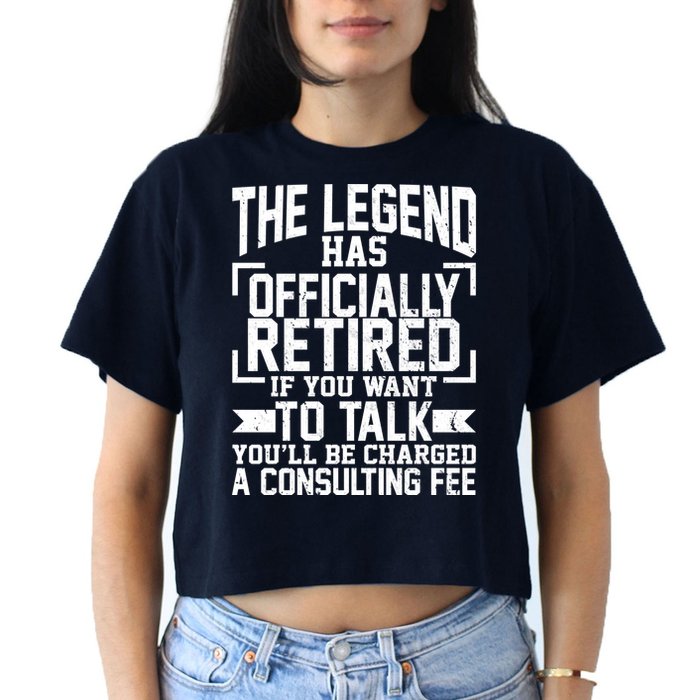 The Legend Has Officially Retired Crop Top