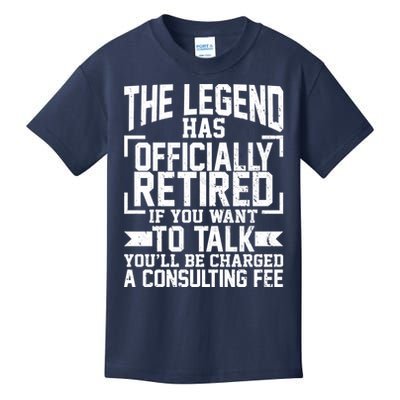 The Legend Has Officially Retired Kids T-Shirt