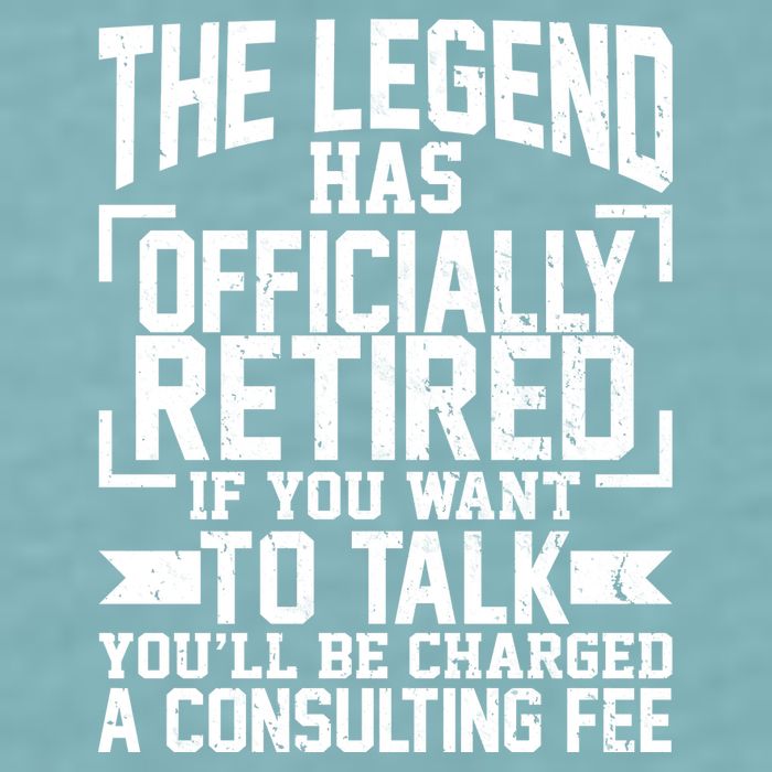 The Legend Has Officially Retired Sueded Cloud Jersey T-Shirt