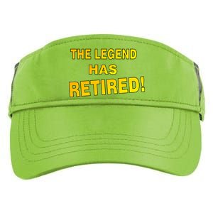 The Legend Has Retired Adult Drive Performance Visor