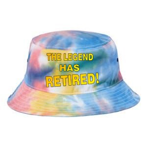 The Legend Has Retired Tie Dye Newport Bucket Hat