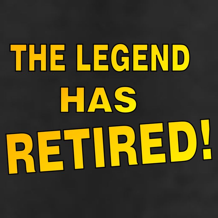 The Legend Has Retired Adult Drive Performance Visor