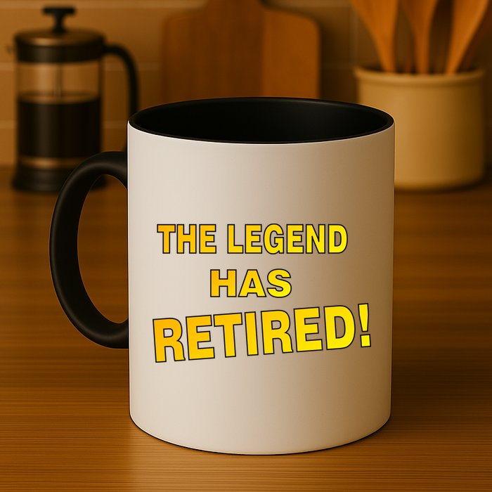 The Legend Has Retired Mug