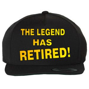 The Legend Has Retired Wool Snapback Cap