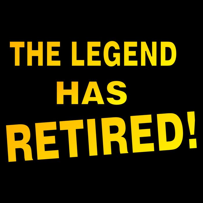 The Legend Has Retired Wool Snapback Cap