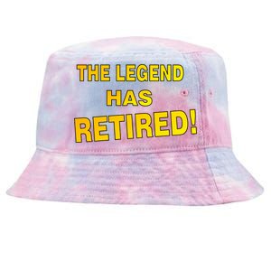 The Legend Has Retired Tie-Dyed Bucket Hat