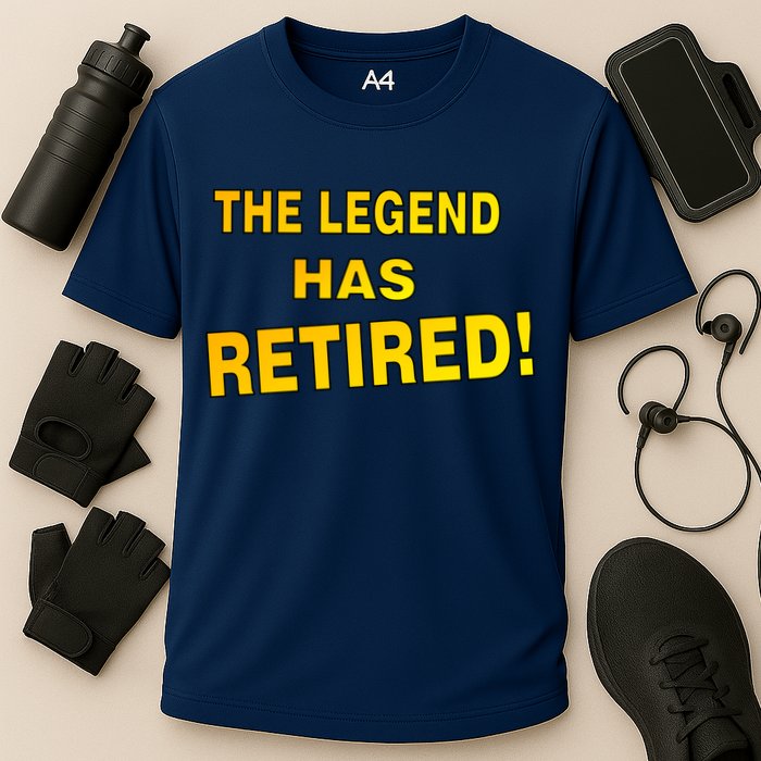 The Legend Has Retired Cooling Performance Crew T-Shirt
