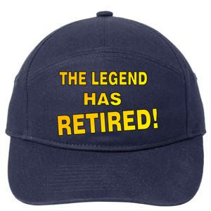 The Legend Has Retired 7-Panel Snapback Hat