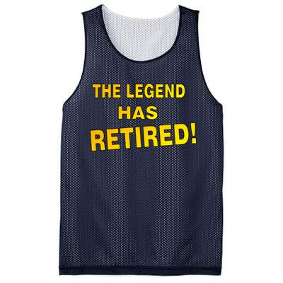 The Legend Has Retired Mesh Reversible Basketball Jersey Tank