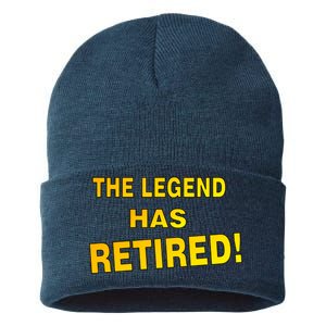 The Legend Has Retired Sustainable Knit Beanie