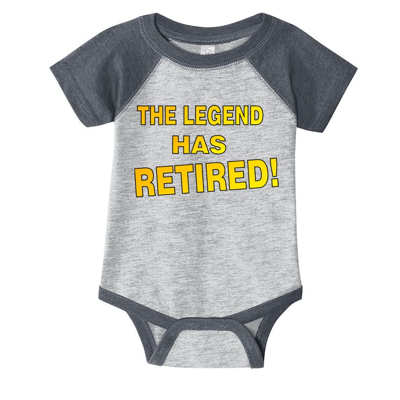 The Legend Has Retired Infant Baby Jersey Bodysuit