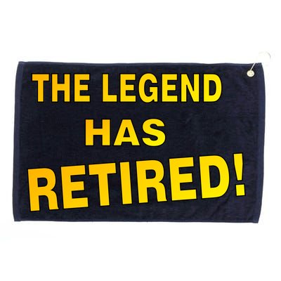 The Legend Has Retired Grommeted Golf Towel