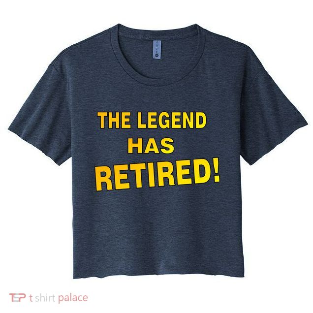 The Legend Has Retired Crop Top