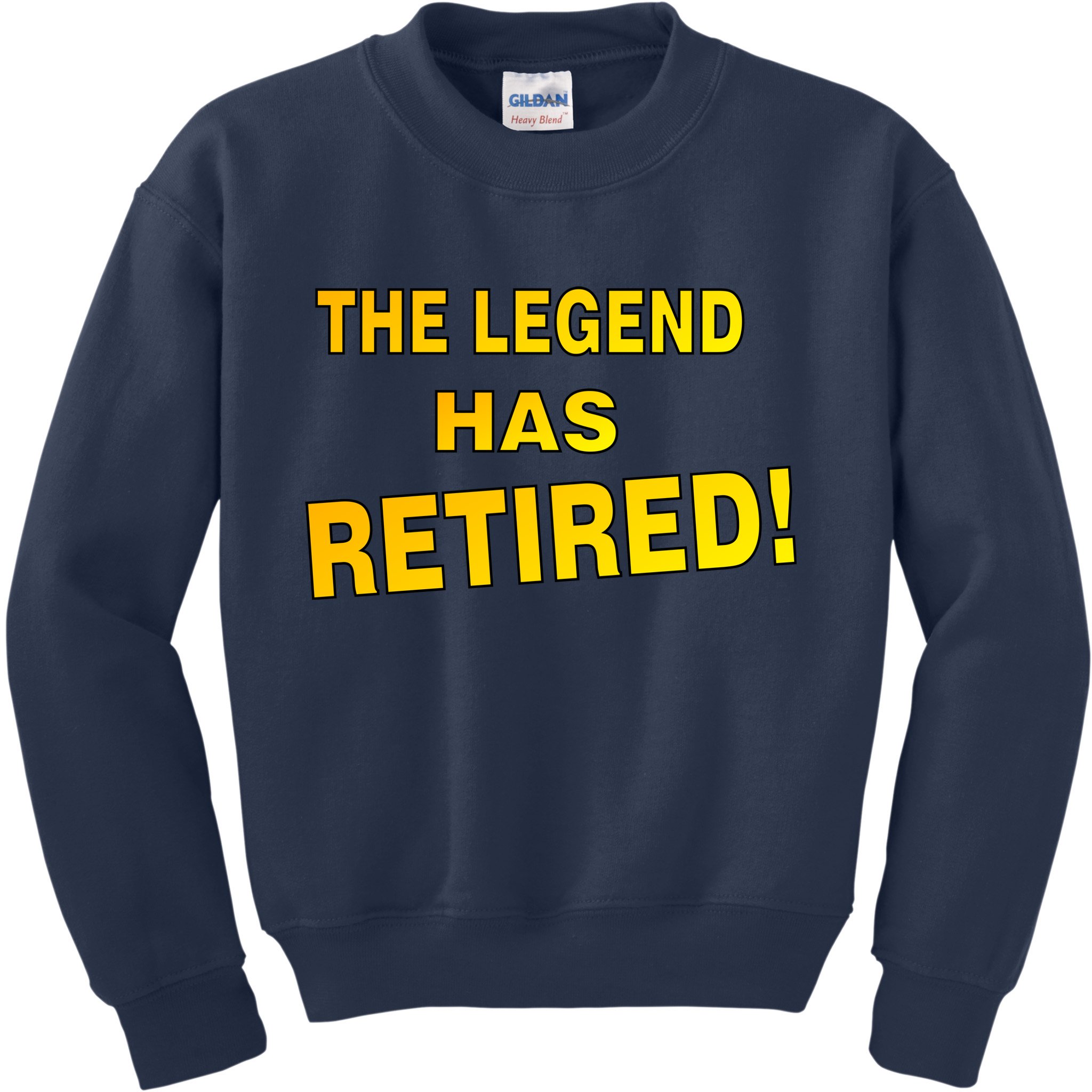 The Legend Has Retired Kids Sweatshirt