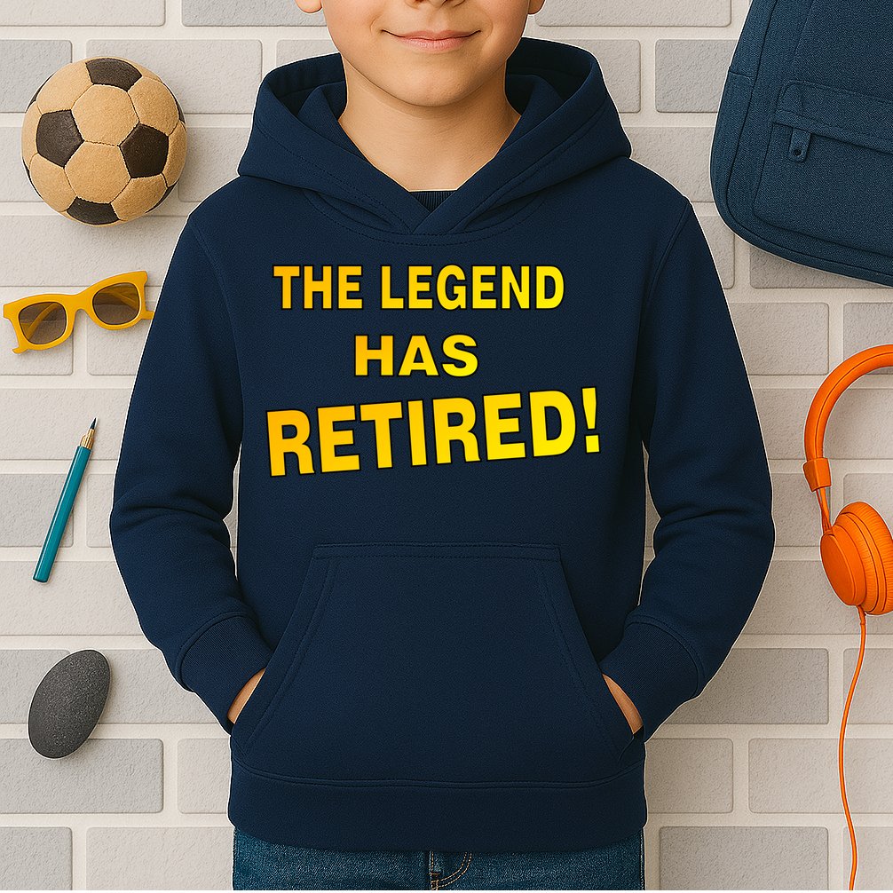 The Legend Has Retired Kids Hoodie
