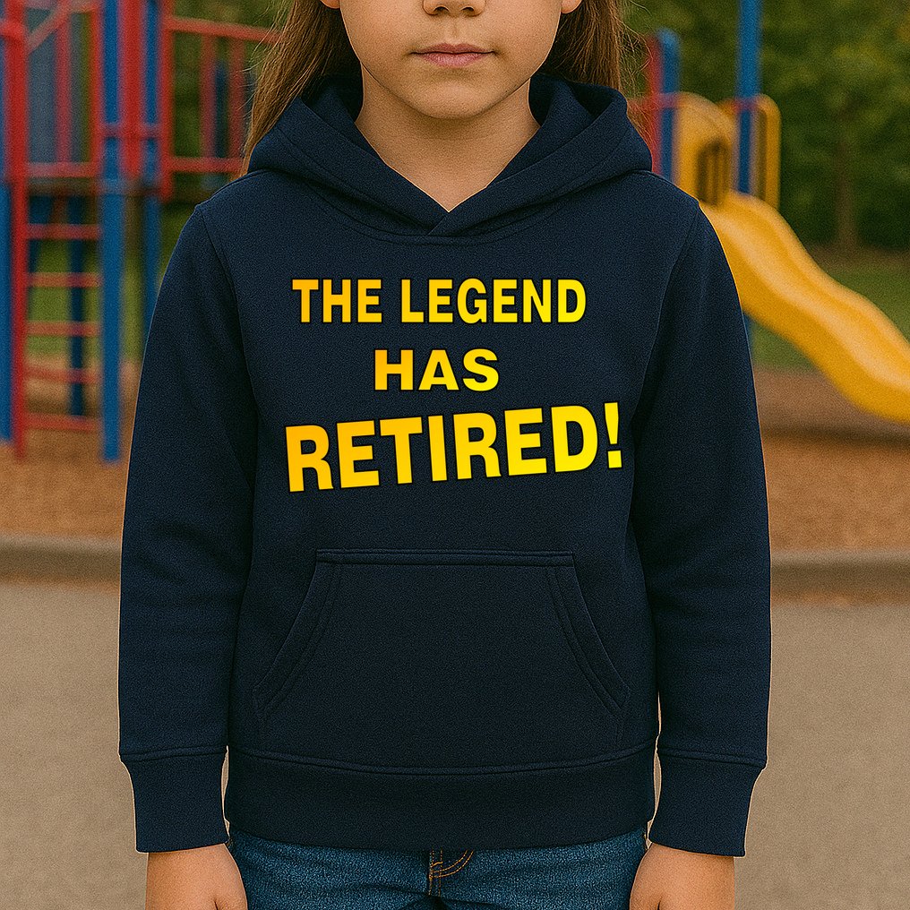 The Legend Has Retired Kids Hoodie
