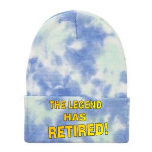 The Legend Has Retired Tie Dye 12in Knit Beanie