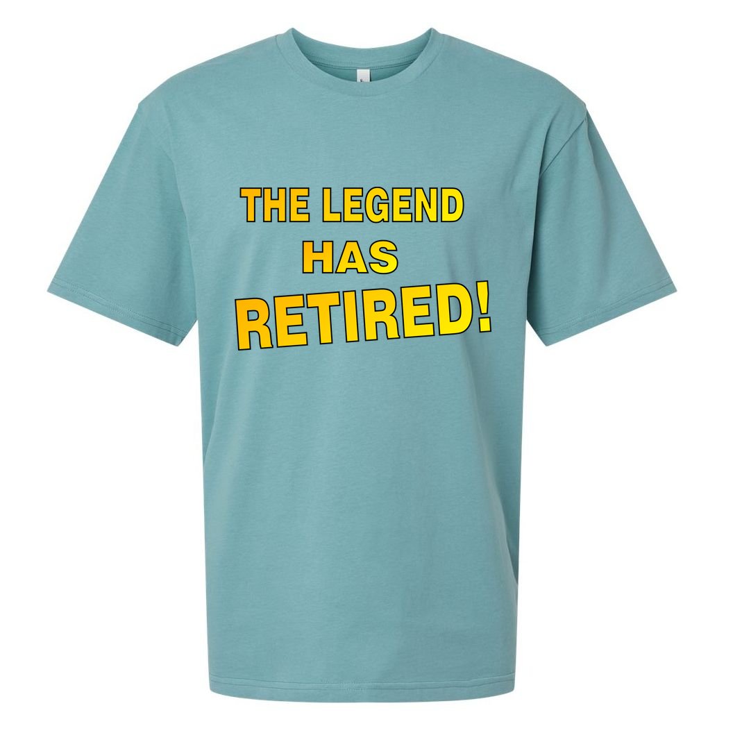 The Legend Has Retired Sueded Cloud Jersey T-Shirt