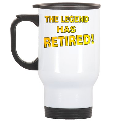 The Legend Has Retired Stainless Steel Travel Mug