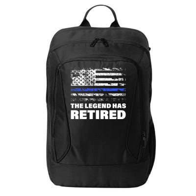 The Legend Has Retired Blue Thin Line City Backpack