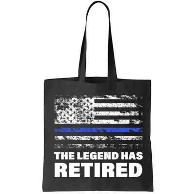The Legend Has Retired Blue Thin Line Bag