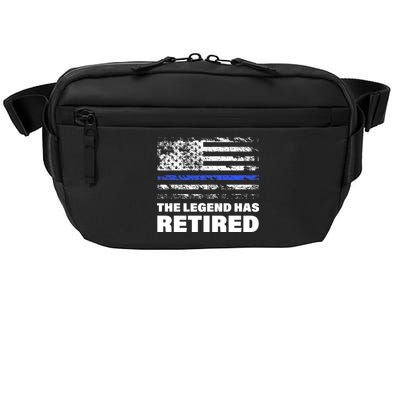 The Legend Has Retired Blue Thin Line Crossbody Pack