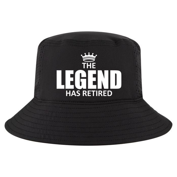 The Legend Has Retired Crown Cool Comfort Performance Bucket Hat