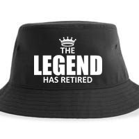 The Legend Has Retired Crown Sustainable Bucket Hat