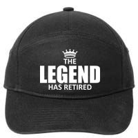 The Legend Has Retired Crown 7-Panel Snapback Hat