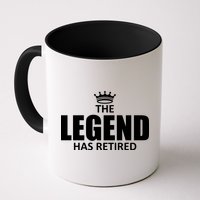 The Legend Has Retired Crown Mug
