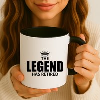 The Legend Has Retired Crown Mug