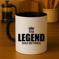 The Legend Has Retired Crown Mug