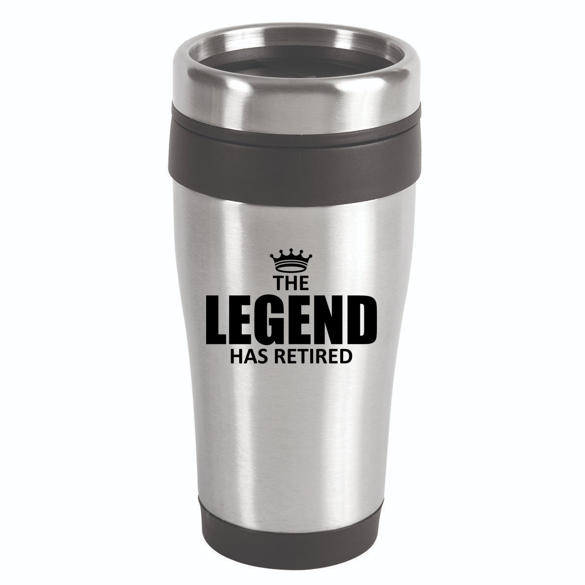 The Legend Has Retired Crown 16oz Travel Tumbler