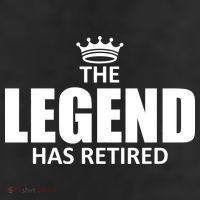 The Legend Has Retired Crown Trucker Hat