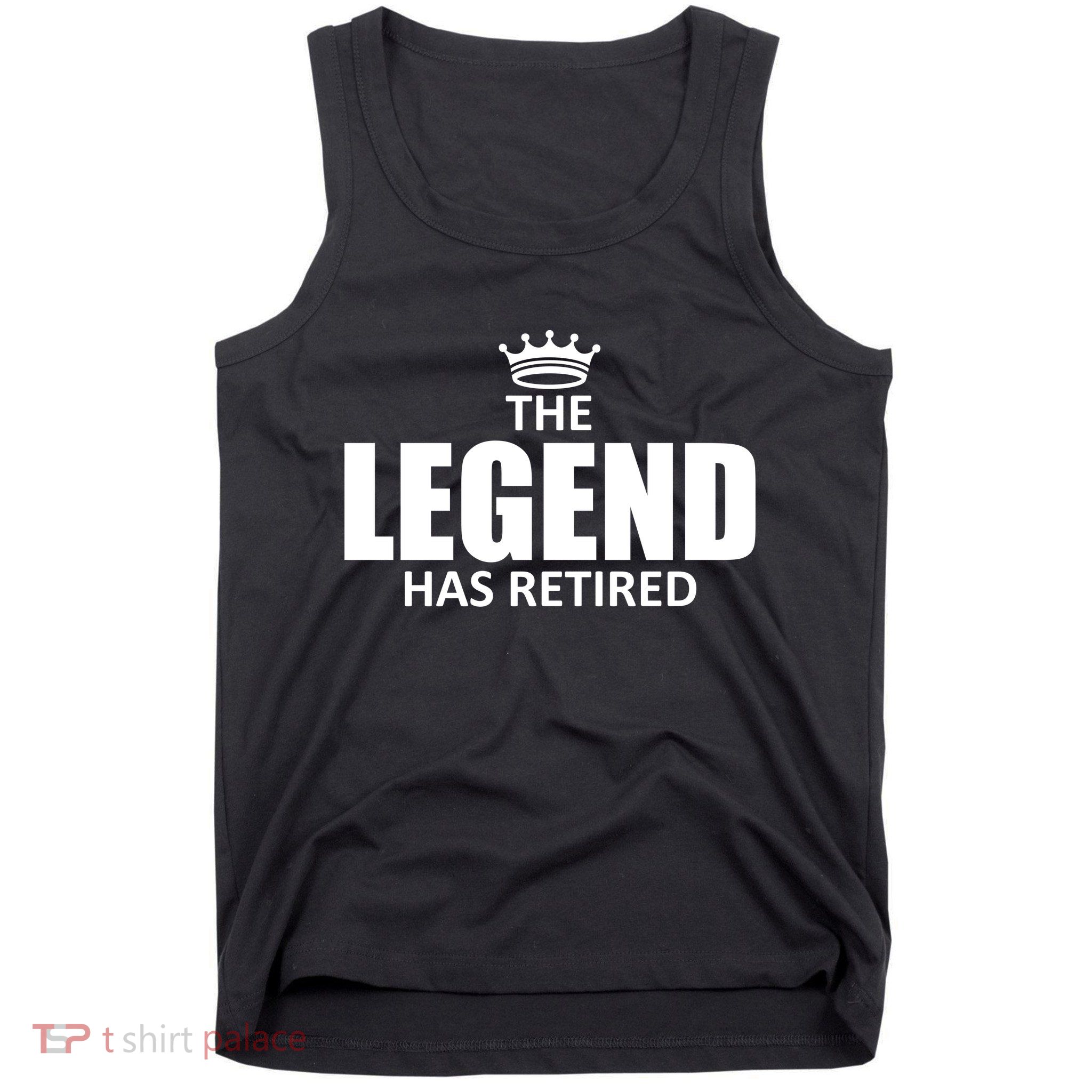 The Legend Has Retired Crown Tank Top
