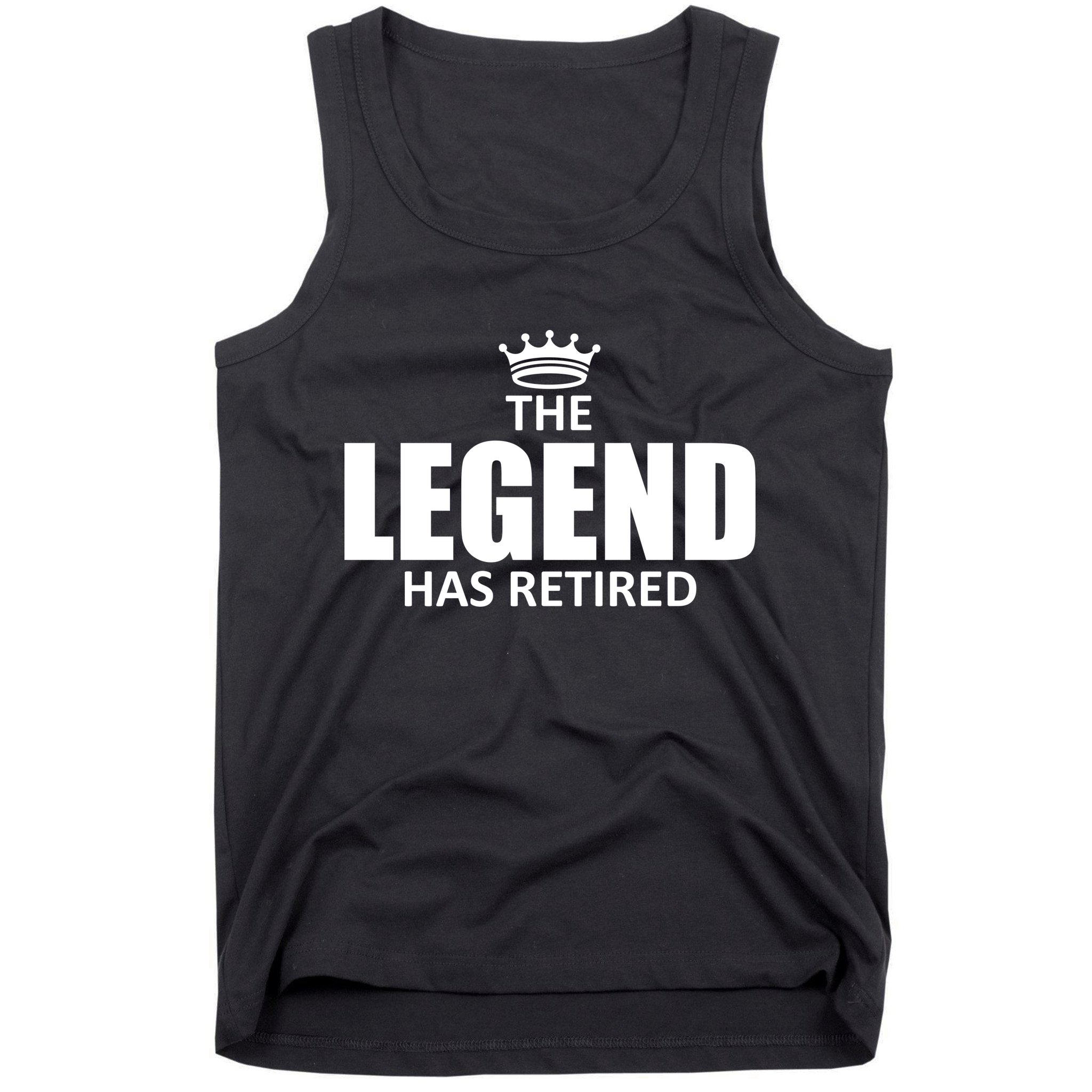 The Legend Has Retired Crown Tank Top